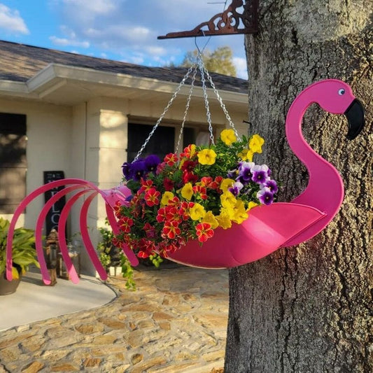 Bird Hanging Planter Yard Decor