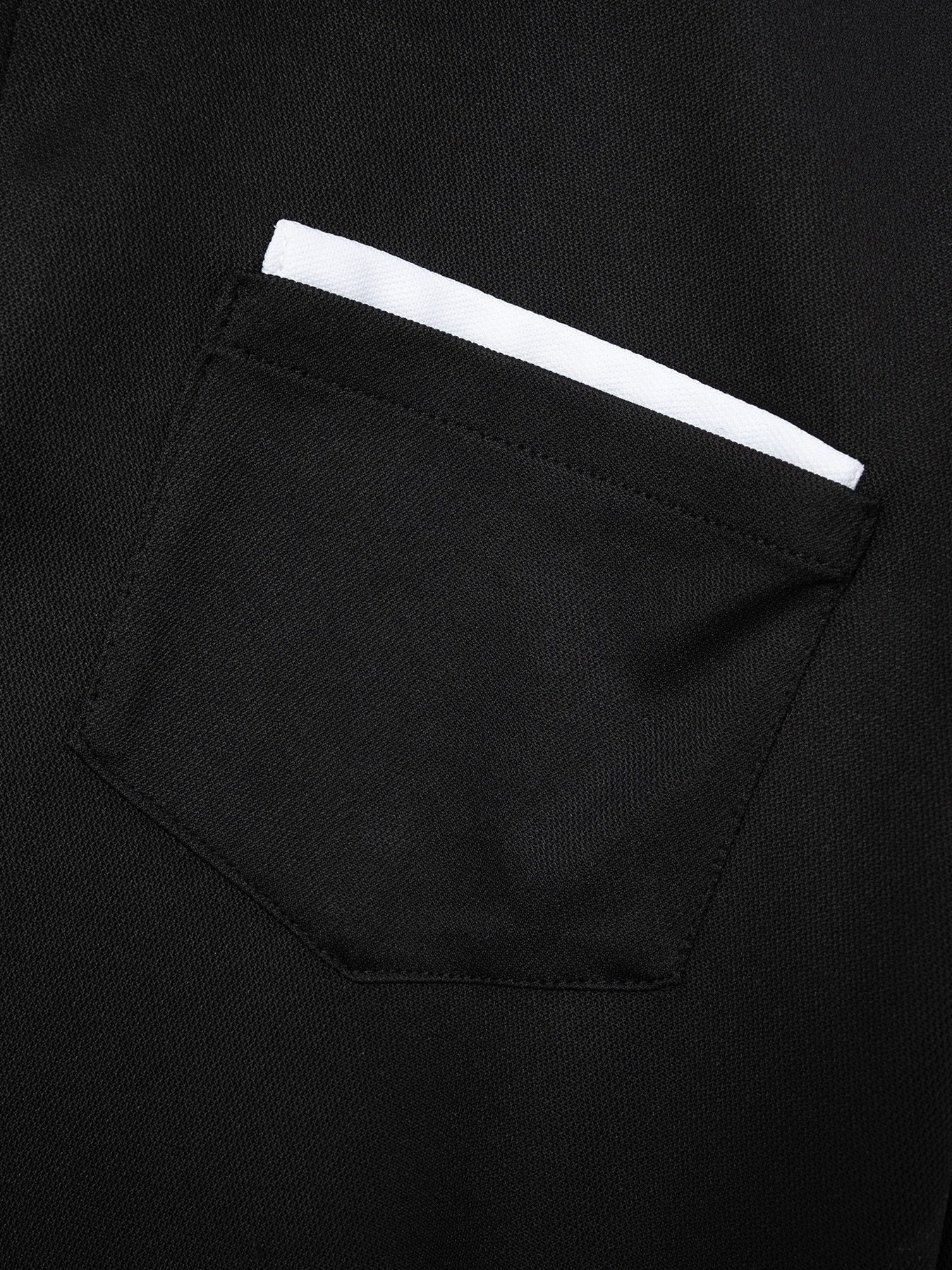 Men’s Contrast Trim Short Sleeve Polo Shirt