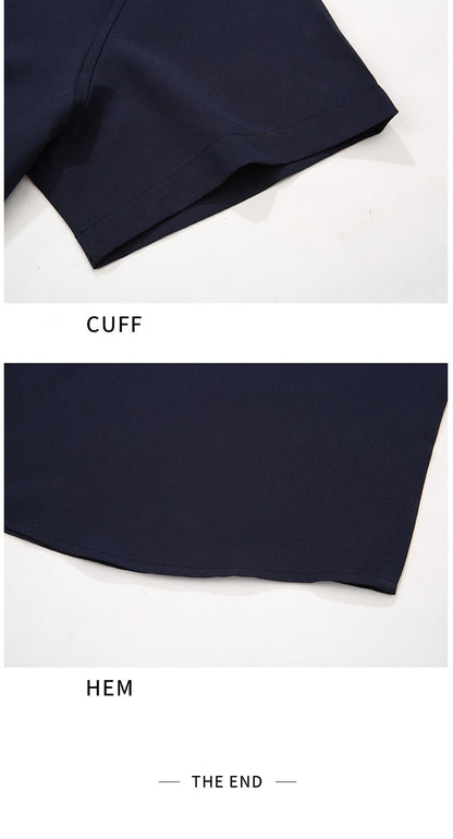 Men's Plus-Size Stretch Non-Iron Short-Sleeve Shirt