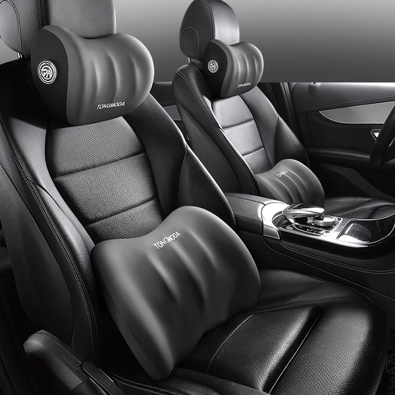 Car Seat Headrest & Lumbar Cushion