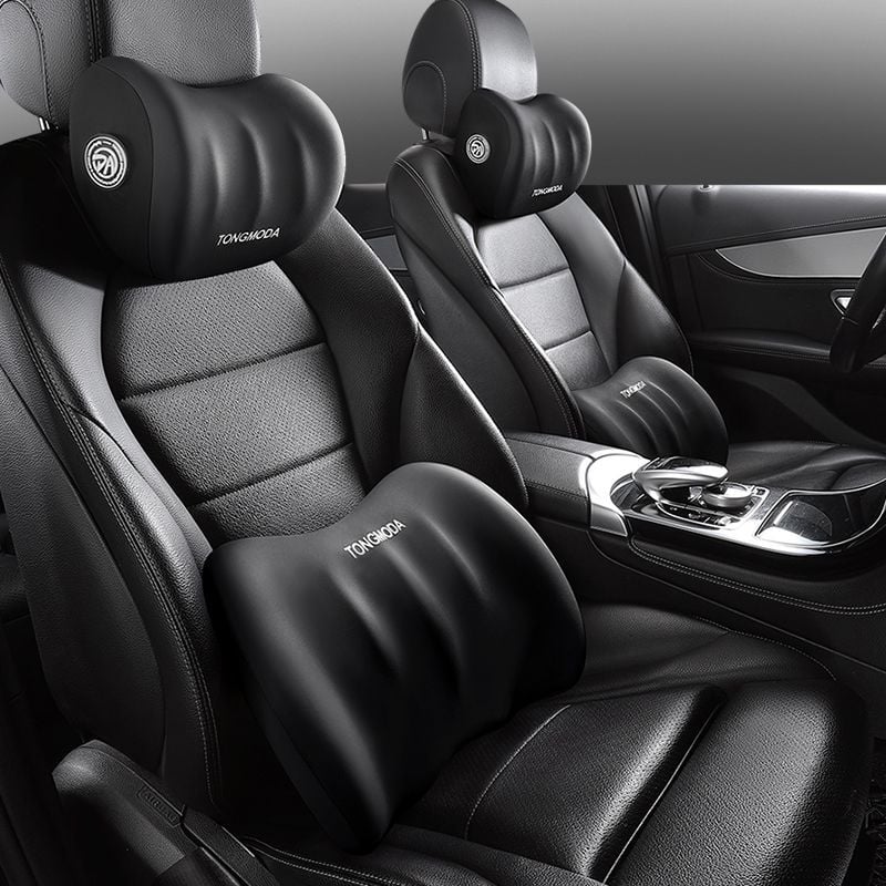 Car Seat Headrest & Lumbar Cushion