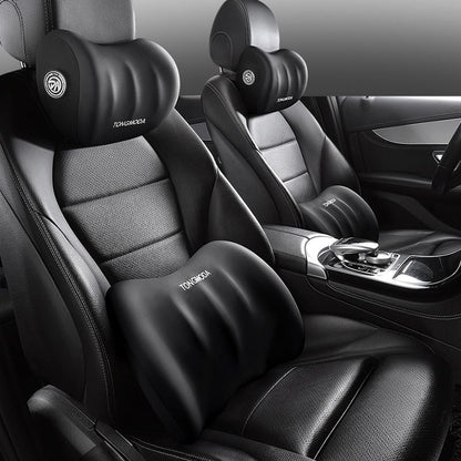 Car Seat Headrest & Lumbar Cushion