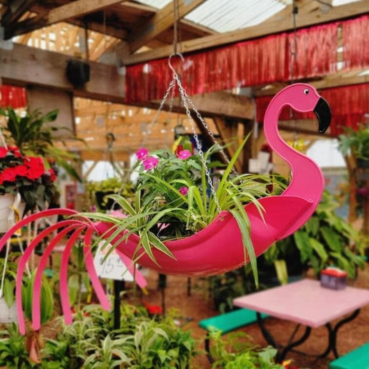 Bird Hanging Planter Yard Decor