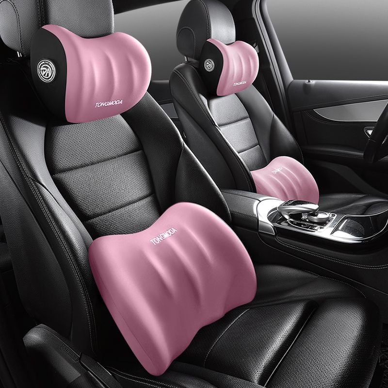 Car Seat Headrest & Lumbar Cushion