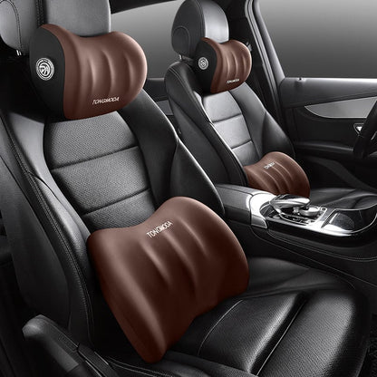 Car Seat Headrest & Lumbar Cushion
