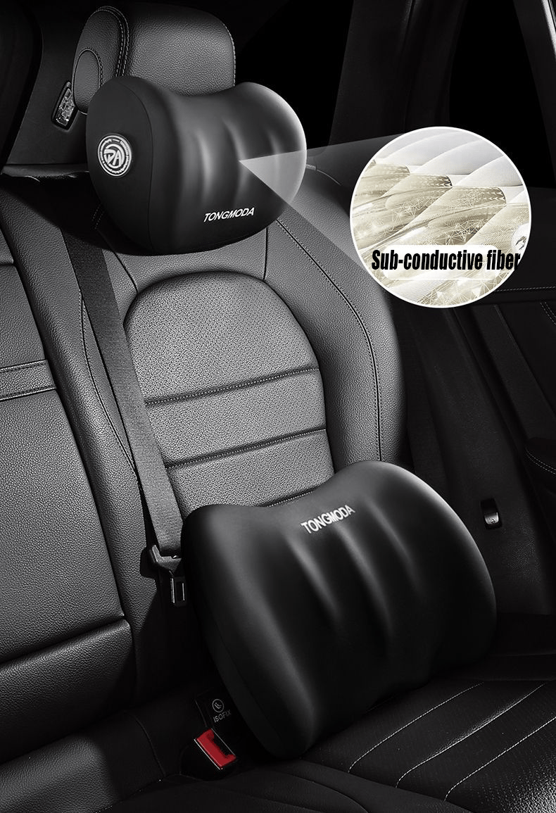 Car Seat Headrest & Lumbar Cushion